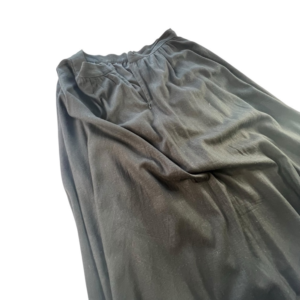 Ann Taylor Linen Blend  A-Line Skirt in Black Color Size 8 - Picture 8 of 8